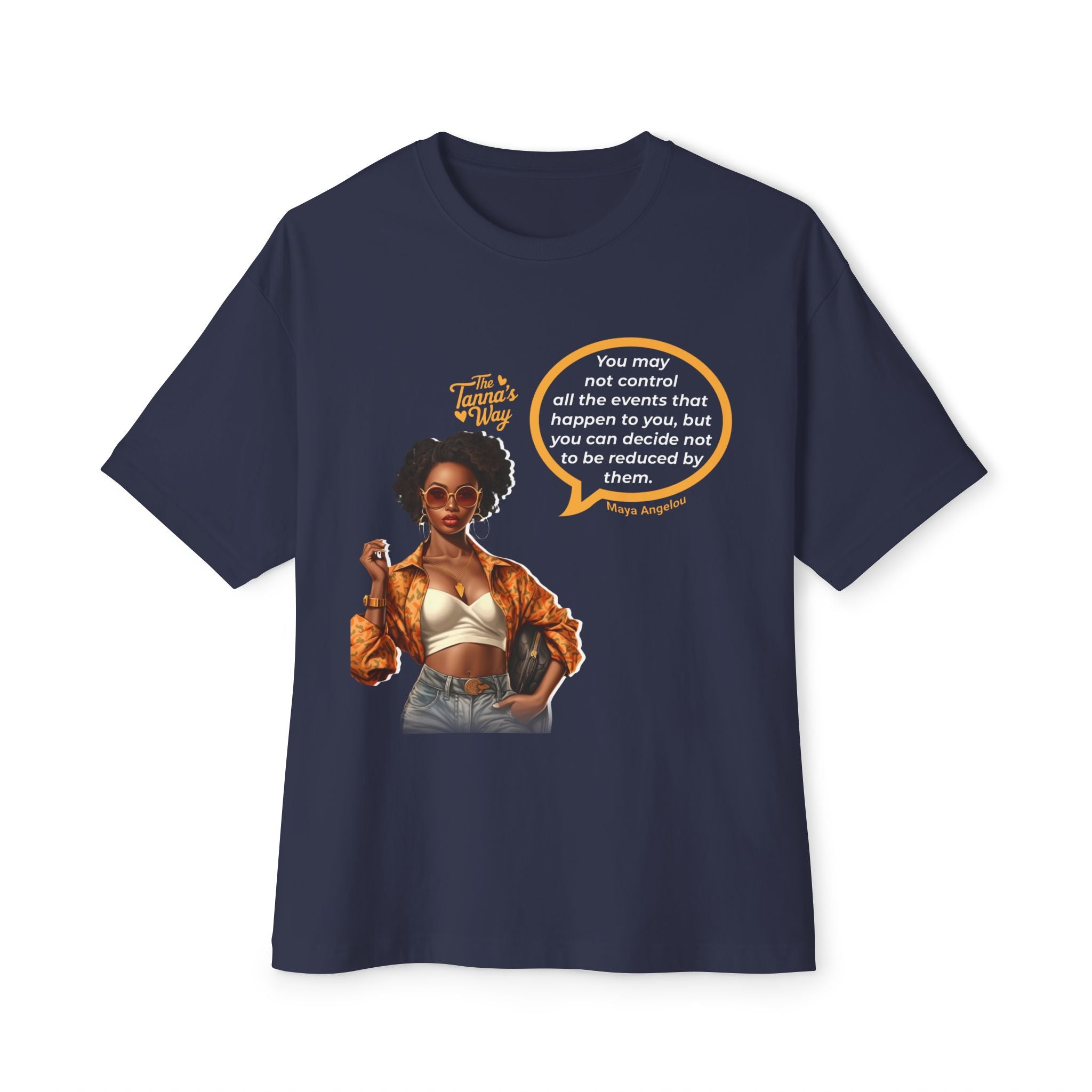 Maya Angelou | Unisex Oversized Boxy Tee